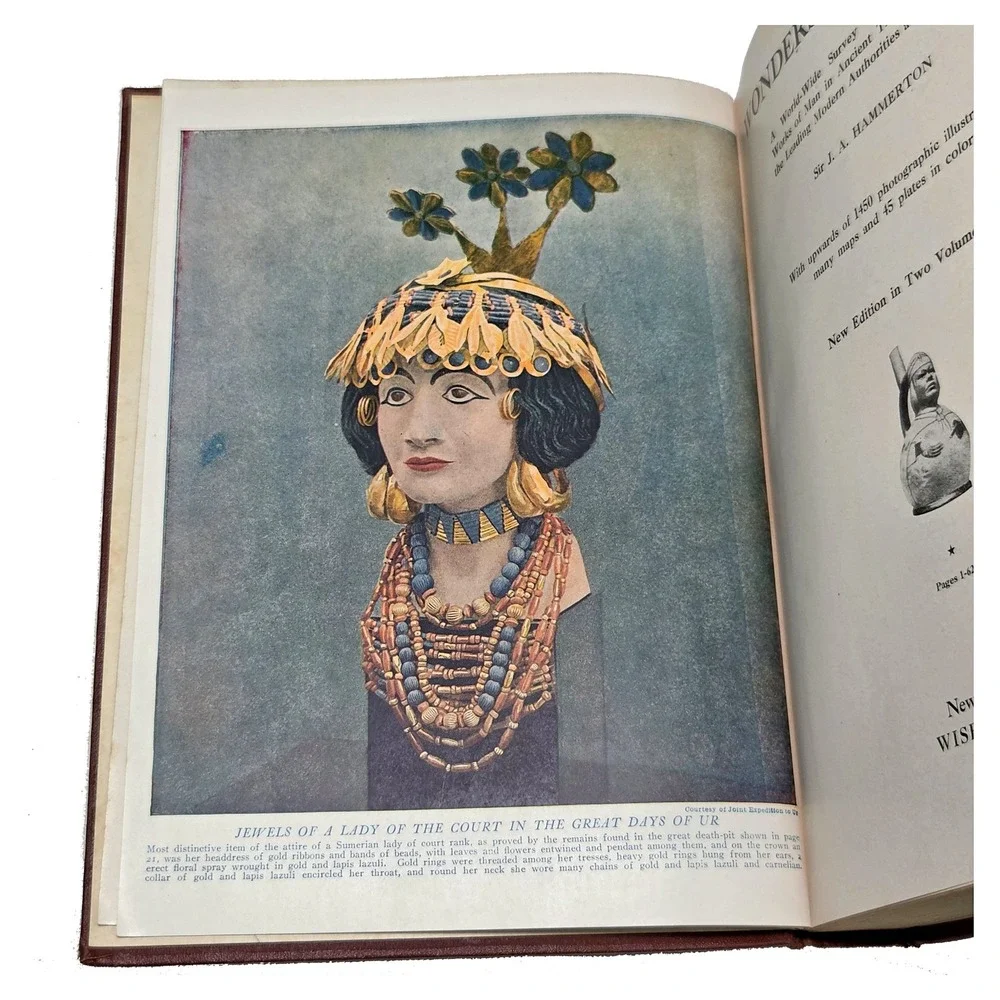 Wonders Past 1952 Sir J.A. Hammerton Wise Co Hardcover Illustrated Book edition